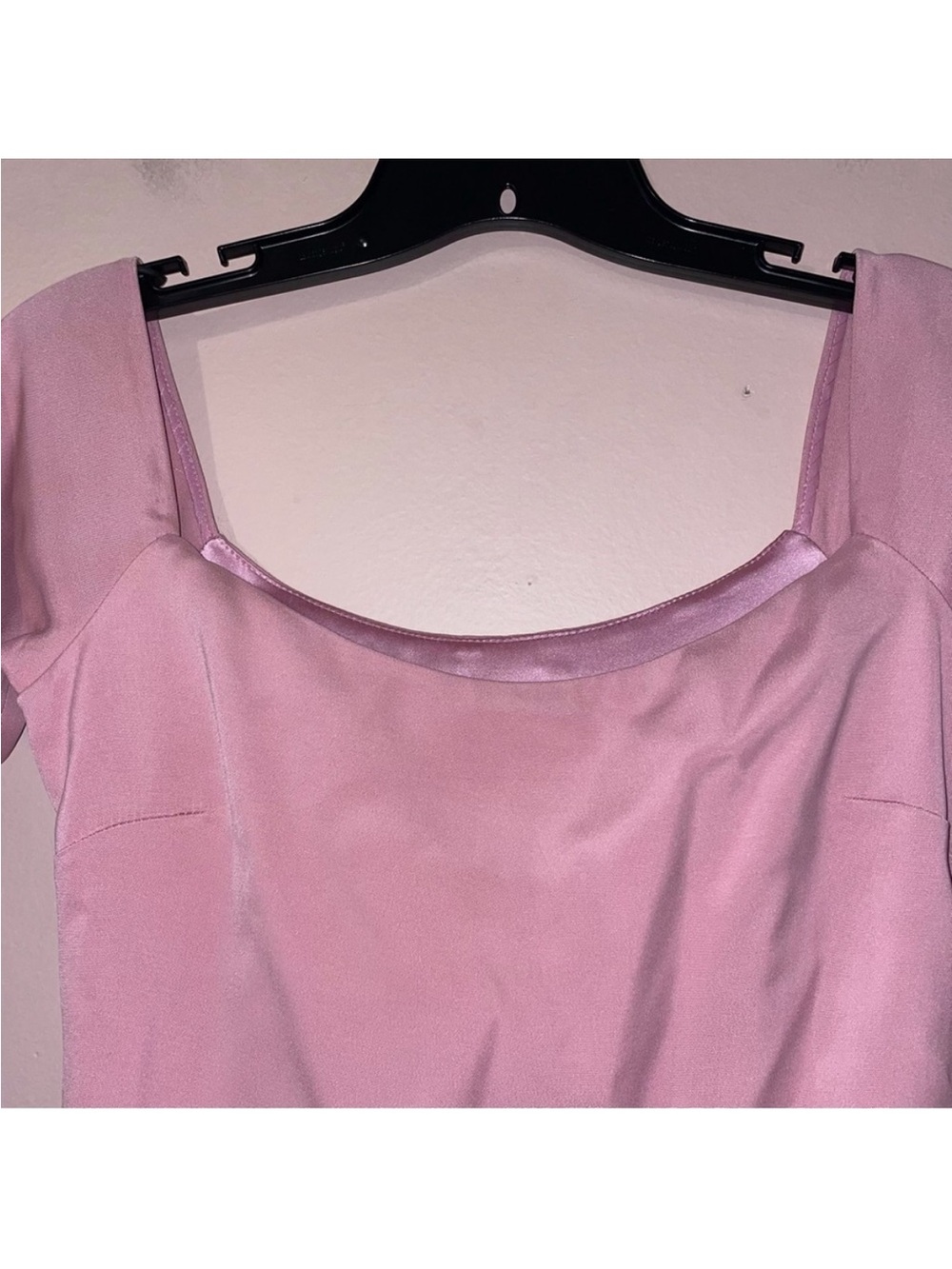 Cushnie Et Ochs Pink Off Shoulder Drawstring Halter Stretch Crepe Top Size 2 - Picture 5 of 12